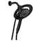 Anzzi Magnetic Valkyrie Multi-Spray Retro-Fit 7.48 in. Dual Wall Mount Fixed and Handheld Shower Head in Matte Black with Magna-Diverter SH-AZ067MB - alternate 1